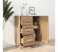 vidaXL Aparador Roble artisan 69,5 x 34 x 90 cm Madera de ingeniería