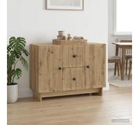 vidaXL Aparador Roble artisan 89 x 34,5 x 60 cm Madera de Ingeniería