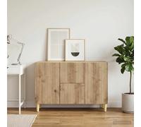 vidaXL Aparador Roble artisan 89 x 34,5 x 60 cm Madera de Ingeniería