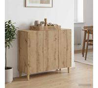 vidaXL Aparador Roble artisan 89 x 34,5 x 80 cm Madera de Ingeniería