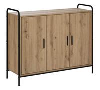 vidaXL Aparador Roble Artisan 97 x 33 x 81 cm Madera de ingeniería