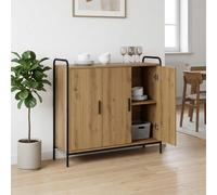 vidaXL Aparador Roble artisan 97 x 33 x 81 cm Madera de ingeniería