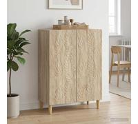 vidaXL Aparador Roble Sonoma 66 x 34,5 x 90 cm Madera de ingeniería