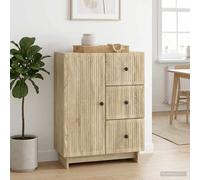 vidaXL Aparador Roble Sonoma 66 x 34,5 x 90 cm Madera de Ingeniería
