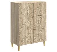 vidaXL Aparador Roble Sonoma 66 x 34,5 x 90 cm Madera de ingeniería