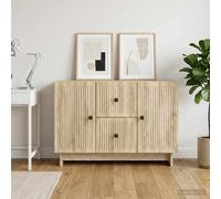 vidaXL Aparador Roble Sonoma 89 x 34,5 x 60 cm Madera de Ingeniería