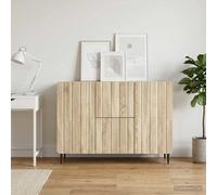 vidaXL Aparador Roble Sonoma 89 x 34,5 x 62 cm Madera de Ingeniería