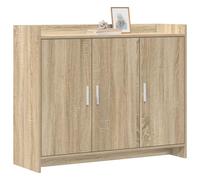 vidaXL Aparador Roble Sonoma 98,5 x 33 x 80 cm Madera de ingeniería,