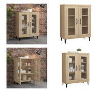 vidaXL, aparador Sonoma, 69,5 x 34 x 90 cm, material de madera, aparador, aparadores, armario, mueble de almacenamiento