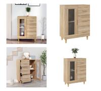 vidaXL, aparador Sonoma, 69,5 x 34 x 90 cm, material de madera, aparador, aparadores, armario, mueble de almacenamiento
