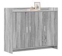 vidaXL Aparador Sonoma Gris 98,5 x 33 x 80 cm Madera de ingeniería,