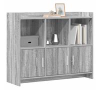 vidaXL Aparador Sonoma Gris 98,5 x 33 x 80 cm Madera de ingeniería,