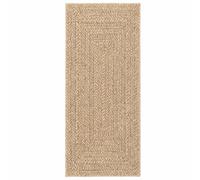 vidaXL Apariencia de Yute Exterior 80x200 cm alfombrar Alfombra de Suelo