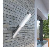 vidaXL Aplique de exterior con sensor, resistente al agua, RVS