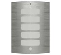 vidaXL Aplique de pared inoxidable con sensor de movimiento