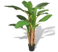 vidaXL Árbol bananero Artificial con macetero 175 cm Verde