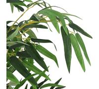 vidaXL Árbol de bambú artificial, 1216 hojas, 180 cm, color verde
