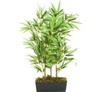 vidaXL Árbol de bambú artificial, 500 hojas, 80 cm, color verde