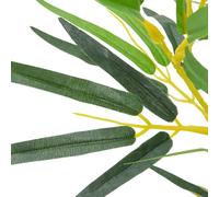 vidaXL Árbol de bambú artificial, 552 hojas, 120 cm, color verde