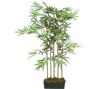 vidaXL Árbol de bambú artificial, 730 hojas, 120 cm, color verde