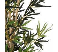 vidaXL Árbol de bambú artificial, 828 hojas, 150 cm, color verde