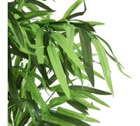 vidaXL Árbol de bambú artificial, 864 hojas, 180 cm, color verde
