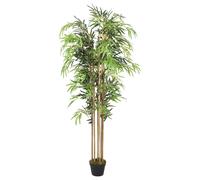 vidaXL Árbol de bambú artificial con 1095 hojas verde 150 cm
