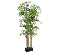 vidaXL Árbol de bambú artificial con 1650 hojas verde 180 cm