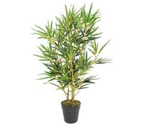 vidaXL Árbol de bambú artificial con 368 hojas verde 80 cm