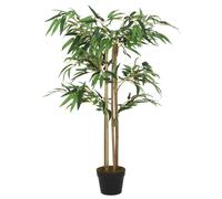 vidaXL Árbol de bambú artificial con 380 hojas verde 80 cm