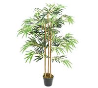 vidaXL Árbol de bambú artificial con 730 hojas verde 120 cm