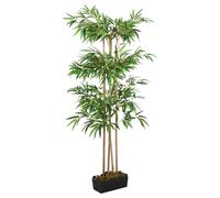 vidaXL Árbol de bambú artificial con 760 hojas verde 120 cm