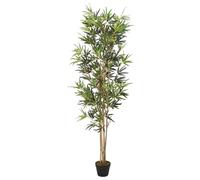 vidaXL Árbol de bambú artificial con 828 hojas verde 150 cm