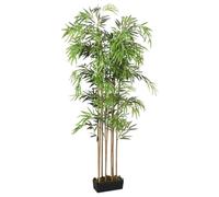 vidaXL Árbol de Bambú Artificial, Planta Falsa con 1650 Hojas, Árbol de Imitación, Decoración para Entrada Salón Oficina, Verde 180 cm