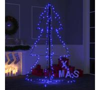 vidaXL Árbol de Navidad 200 luces LED interior y exterior 98x150 cm