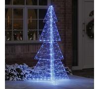 vidaXL Árbol de Navidad 240 LED Azul 180 cm Acrílico