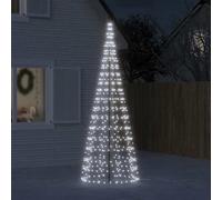 vidaXL Árbol de Navidad 550 LED blanco frío 300 cm
