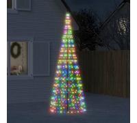 vidaXL Árbol de Navidad 550 LED colores 300 cm
