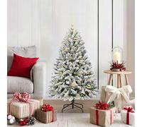 vidaXL Árbol de Navidad artificial 120 cm 150 LED Blanco Cálido