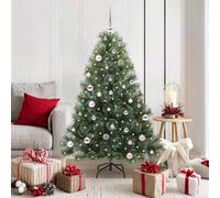 vidaXL Árbol de Navidad artificial con 150 LED Verde 150 cm PE y PVC