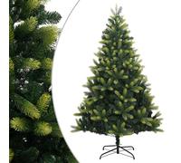 vidaXL Árbol de Navidad Artificial con bisagras y Soporte 180 cm