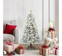 vidaXL Árbol de Navidad artificial con ramas articuladas 120 cm