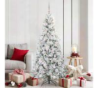 vidaXL Árbol de Navidad artificial con ramas articuladas 180 cm