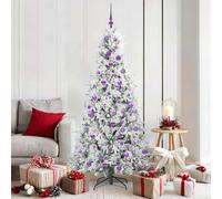 vidaXL Árbol de Navidad artificial con ramas articuladas 180 cm