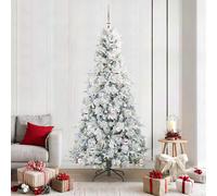 vidaXL Árbol de Navidad artificial con ramas articuladas 210 cm