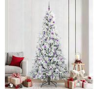 vidaXL Árbol de Navidad artificial con ramas articuladas 240 cm