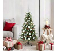 vidaXL Árbol de Navidad artificial con ramas articuladas Verde 120 cm