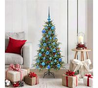 vidaXL Árbol de Navidad artificial con ramas articuladas Verde 120 cm