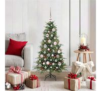 vidaXL Árbol de Navidad artificial con ramas articuladas Verde 120 cm