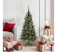vidaXL Árbol de Navidad artificial con ramas articuladas Verde 120 cm
